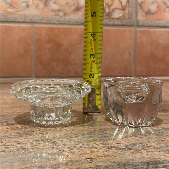 Crystal Candle Holders - 2 sets of 2 - Picture 8 of 10